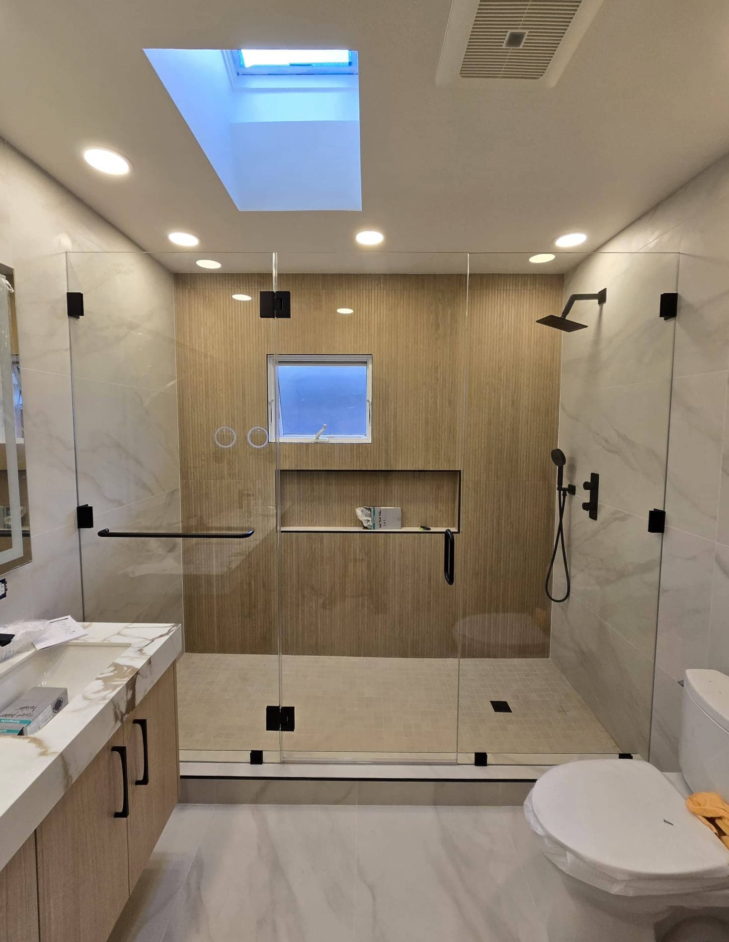 A completed ABC77 Glass shower installation (3)