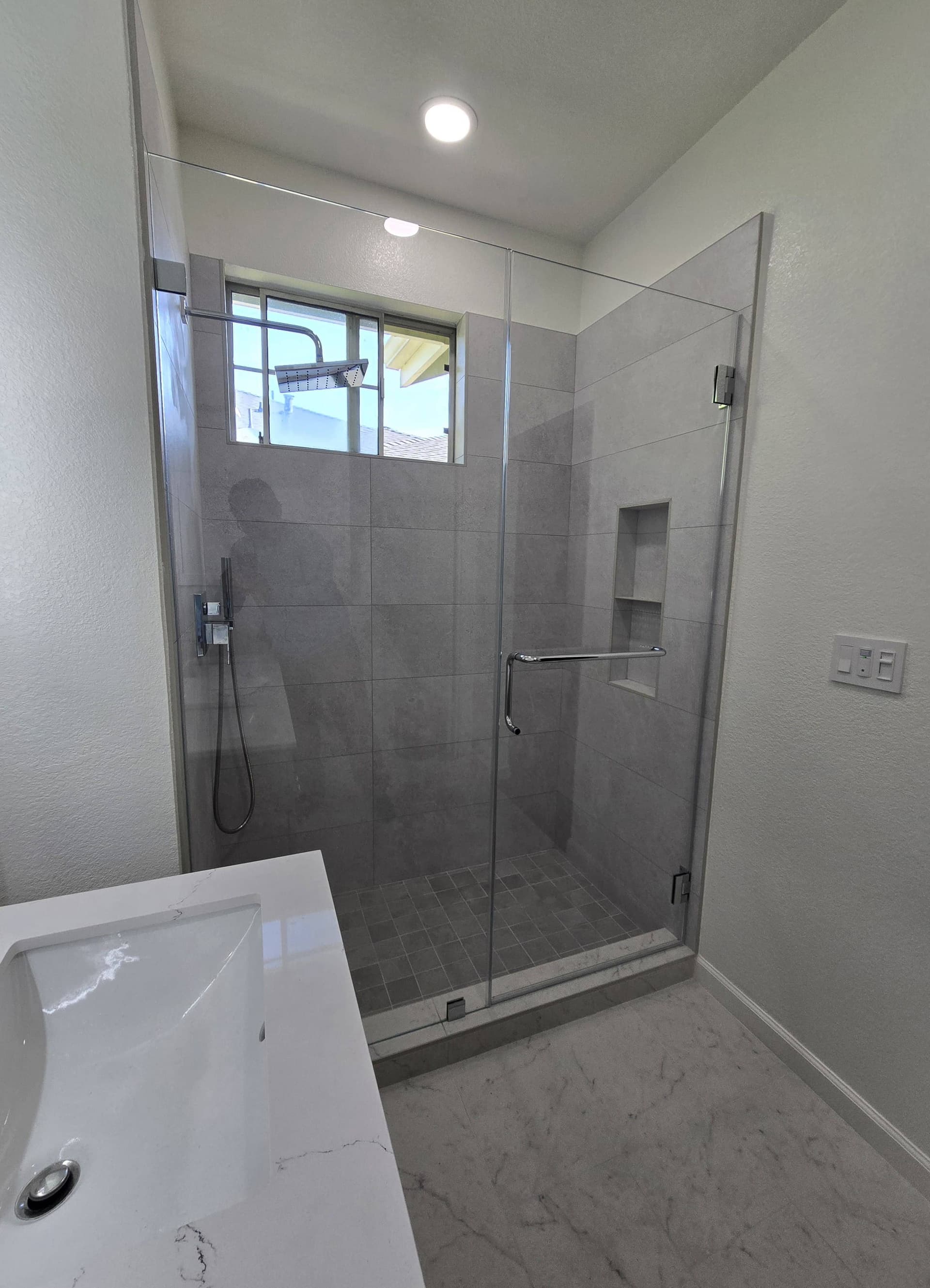 A completed ABC77 Glass shower installation (9)
