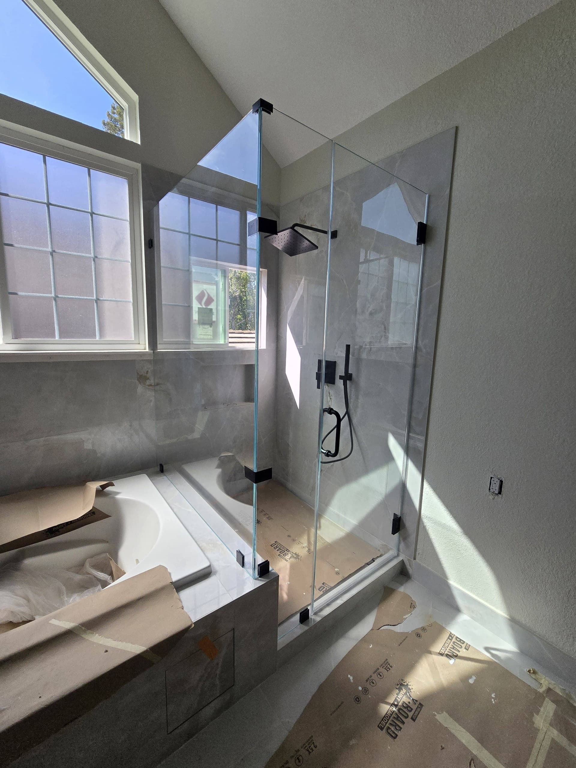 A completed ABC77 Glass shower installation (10)