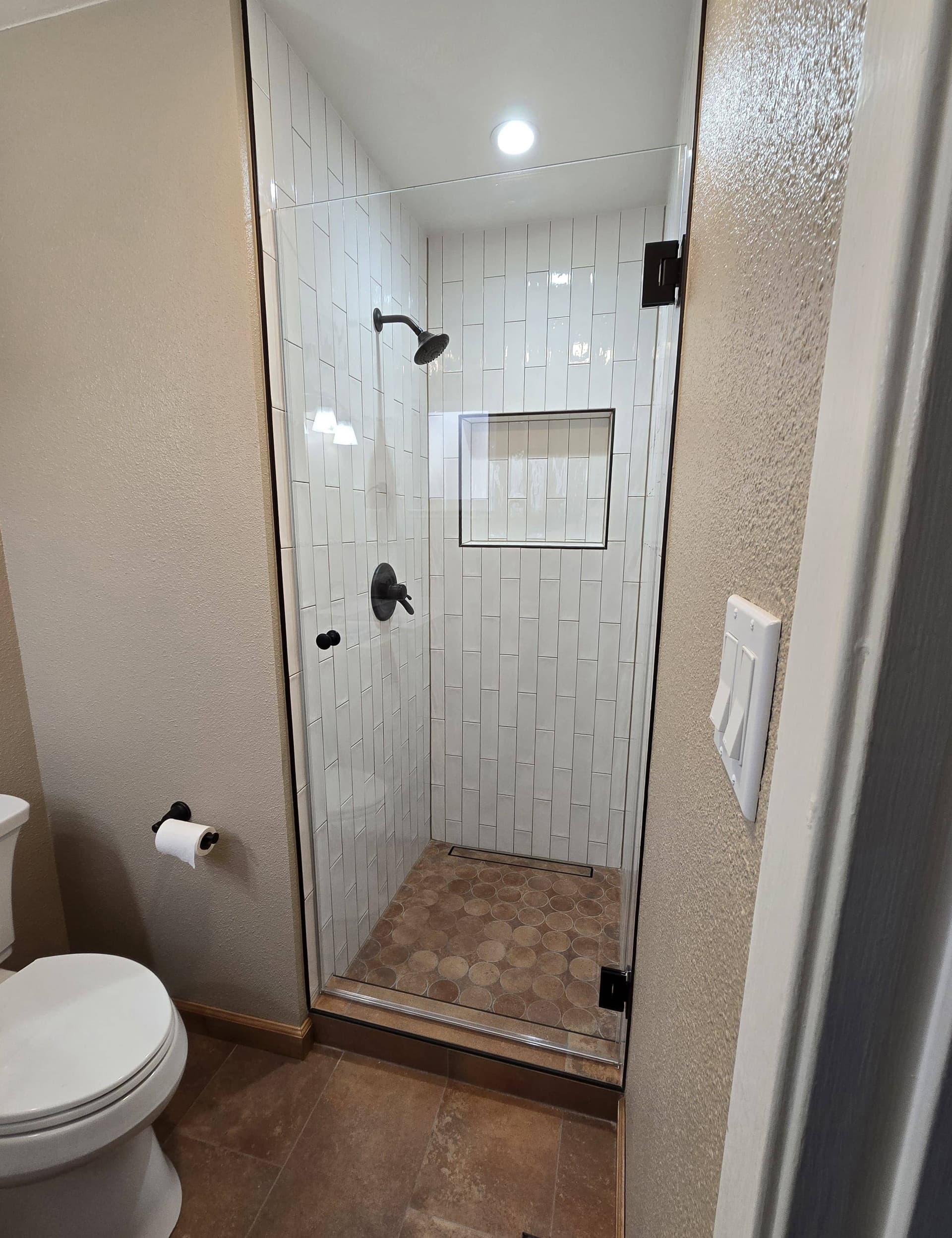 A completed ABC77 Glass shower installation (14)